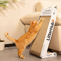 Orluneva® Cat’s Royal Claw-Sharpening Throne & Cozy Nap Den: Premium Durable Cardboard Scratcher – Stop Furniture Scratching, Spoil Your Feline Majesty!