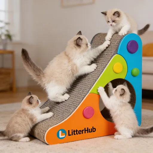 Orluneva® Cat Claw Kingdom: Durable Scratching Board – The Sofa-Saving, Purr-Inducing Haven for Your Feline Royalty!